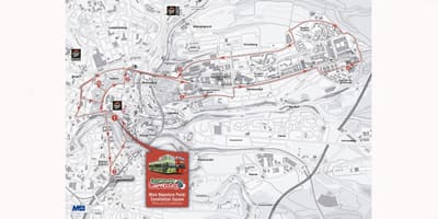 Karte von hop-on-hop-off-Luxemburg
